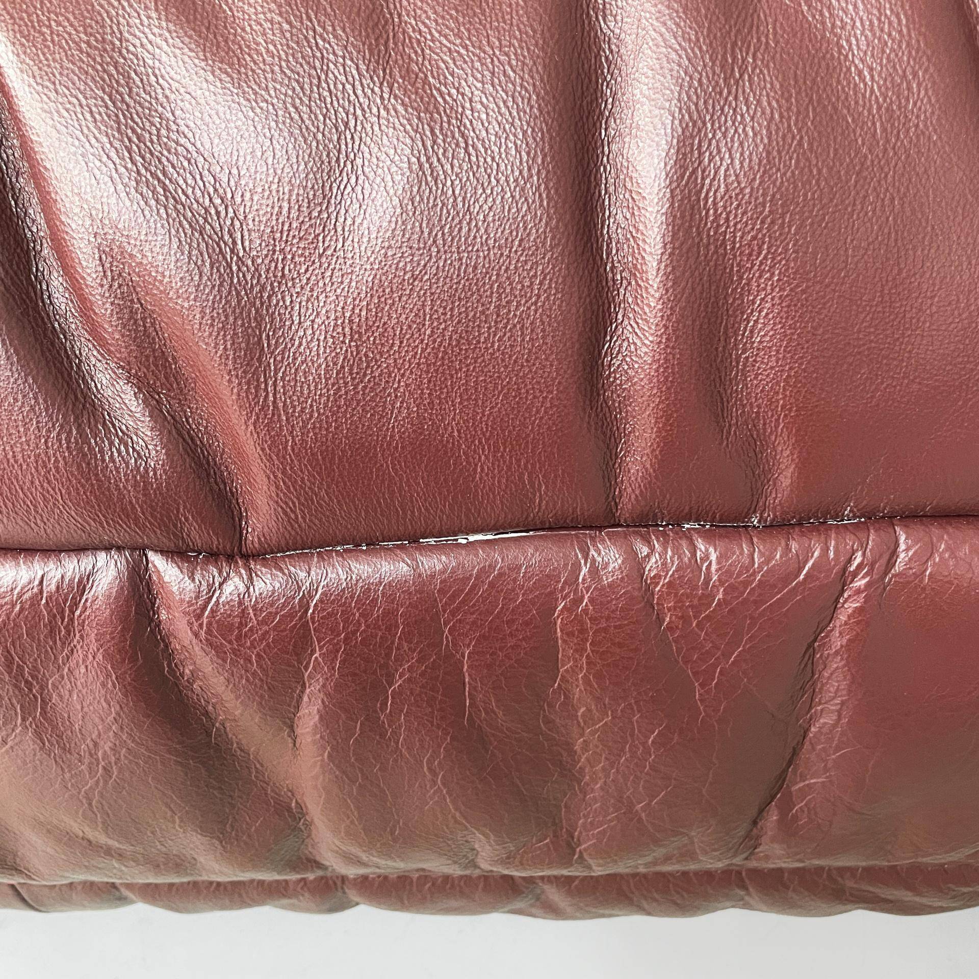 Modern French Togo leather sofa