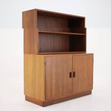 1960s Børge Mogensen Teak Cabinet Bookcase, Denmark