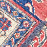 Handmade afghan rug in wool 98x149cm