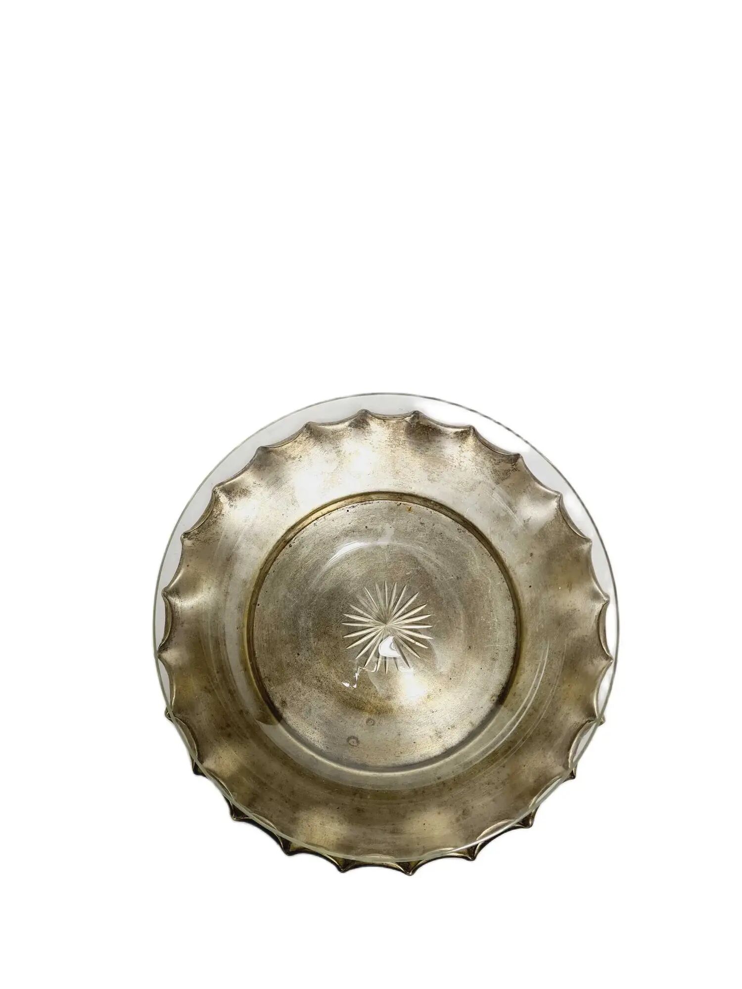 AVX Norblin Art Deco Tray with Glass Insertion