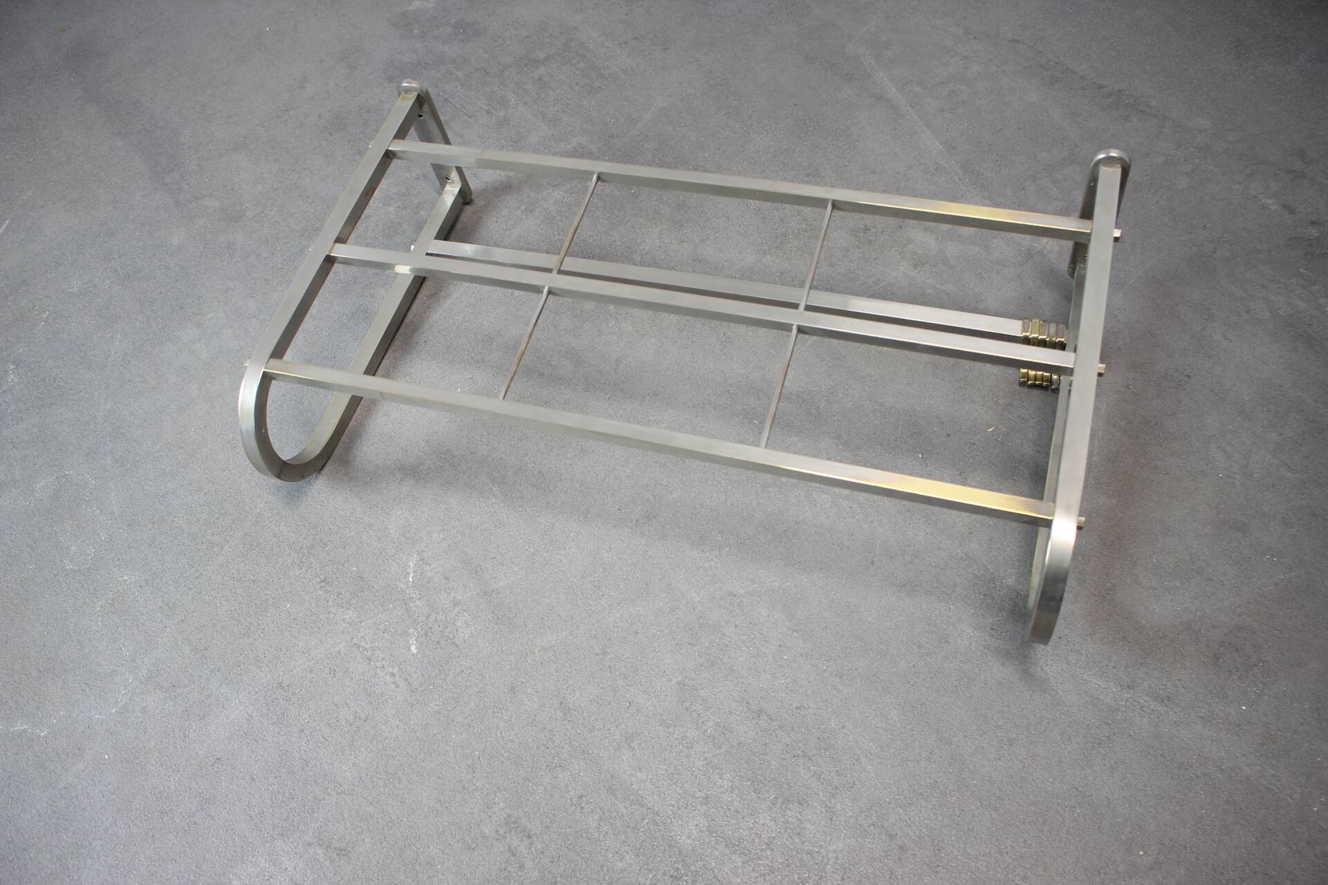 1930s Bauhaus chrome wall-mounted coat rack