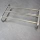 1930s Bauhaus chrome wall-mounted coat rack