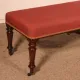banquette en acajou du 19° siècle - Angleterre