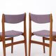 4 Mid-century Vintage Chairs, 1960s, Danish, Teak, Set of 4