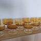Amber Luminarc glasses/cups