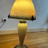Lamp signed "le verre français"