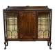 Vitrine Anglaise Chippendale 3 portes début XXème en acajou