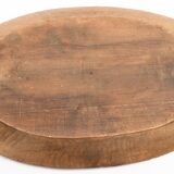 Carved wooden top signed J. Rebel