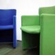 2 Chaises italiennes Fauteuil Centro Progetti Tecno Modèle S148