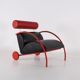 Leather armchair "Zyklus" by Peter Maly for Cor, 1980