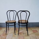 Bistro canned chairs