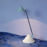 Halogen telescopic desk lamp, postmodern, 1980