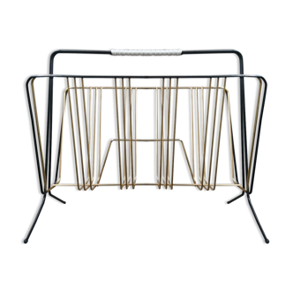 Review door metal black and gold
