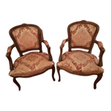 Pair of armchairs Louis XVI style
