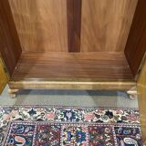 Penderie anglaise art déco en noyer des années 1930