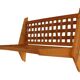 1960's Wooden Wall Shelf