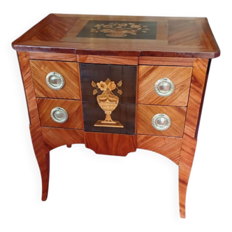 Commode d'Époque transition Louis XV-XVI,  18ème