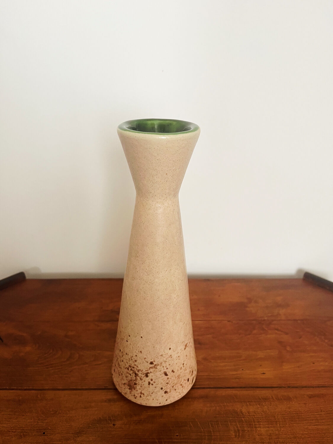 Stoneware vase diabolo 60s