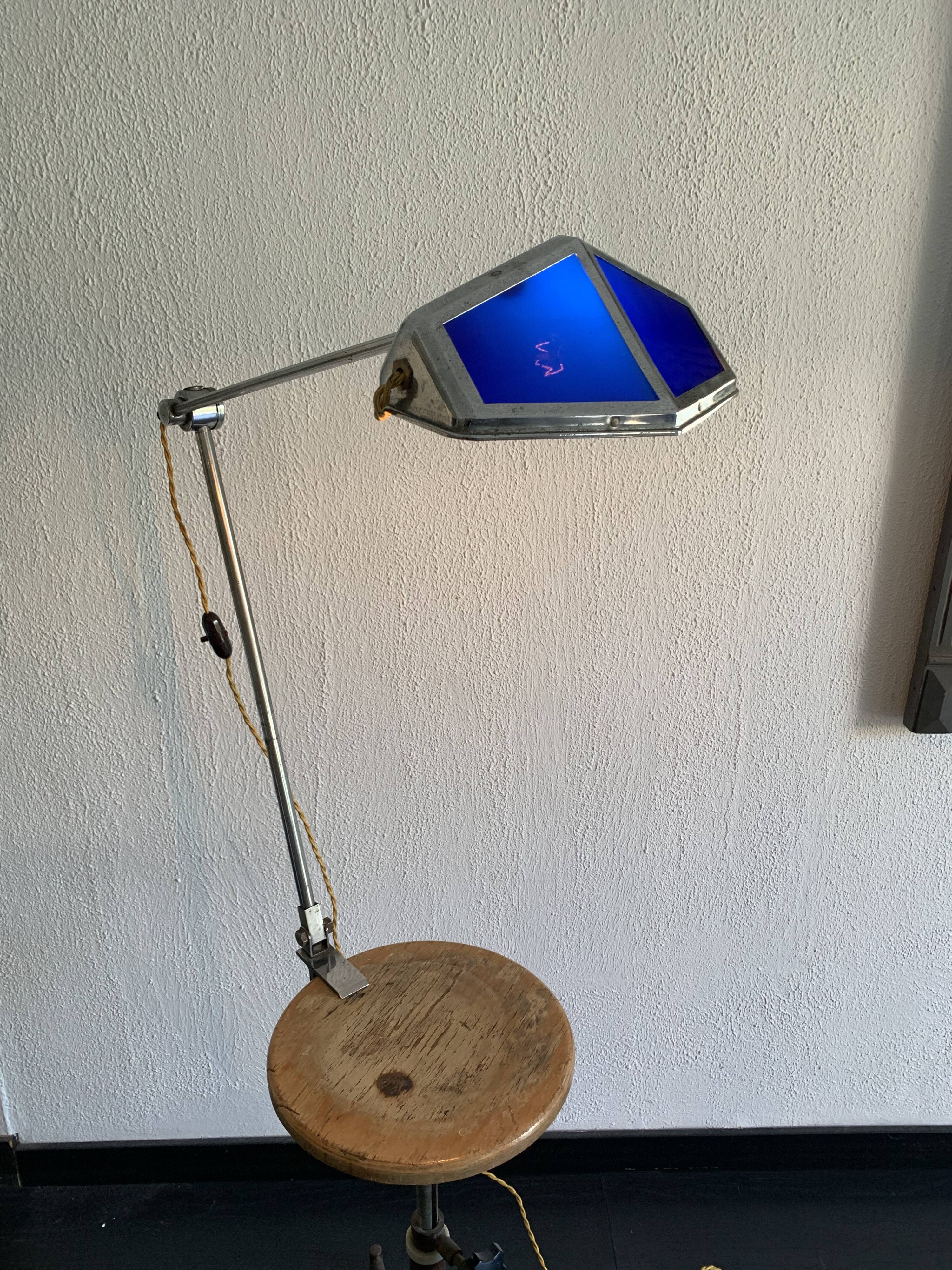 Large vintage lamp 1920 Pirouett architect Art Deco - 50 cm
