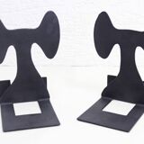 Vintage metal bookends