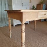 Farmhouse table turned legs