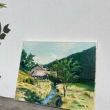 Landscape oil painting