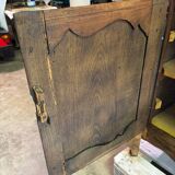 Solid oak two-door sideboard