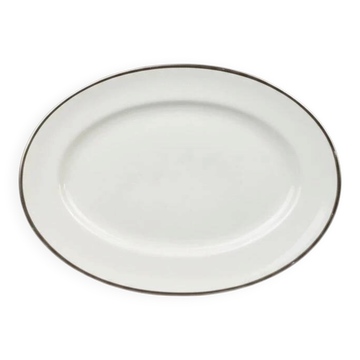 Oval plate Raynaud model Fontainebleau platinum