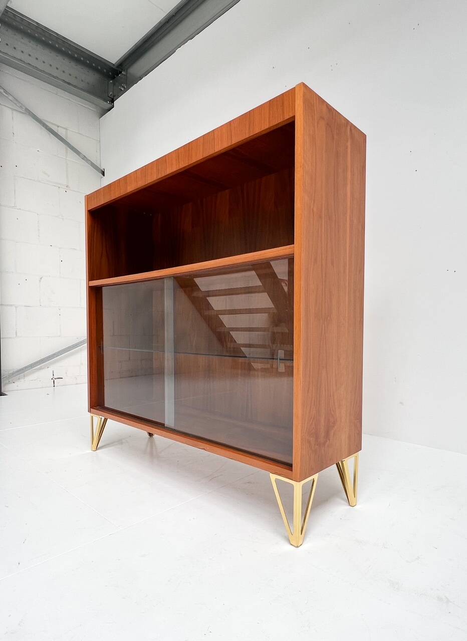 Danish vitrine cabinet 101 cm high, 1970’s