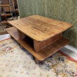 Vintage wood coffee table 50/60