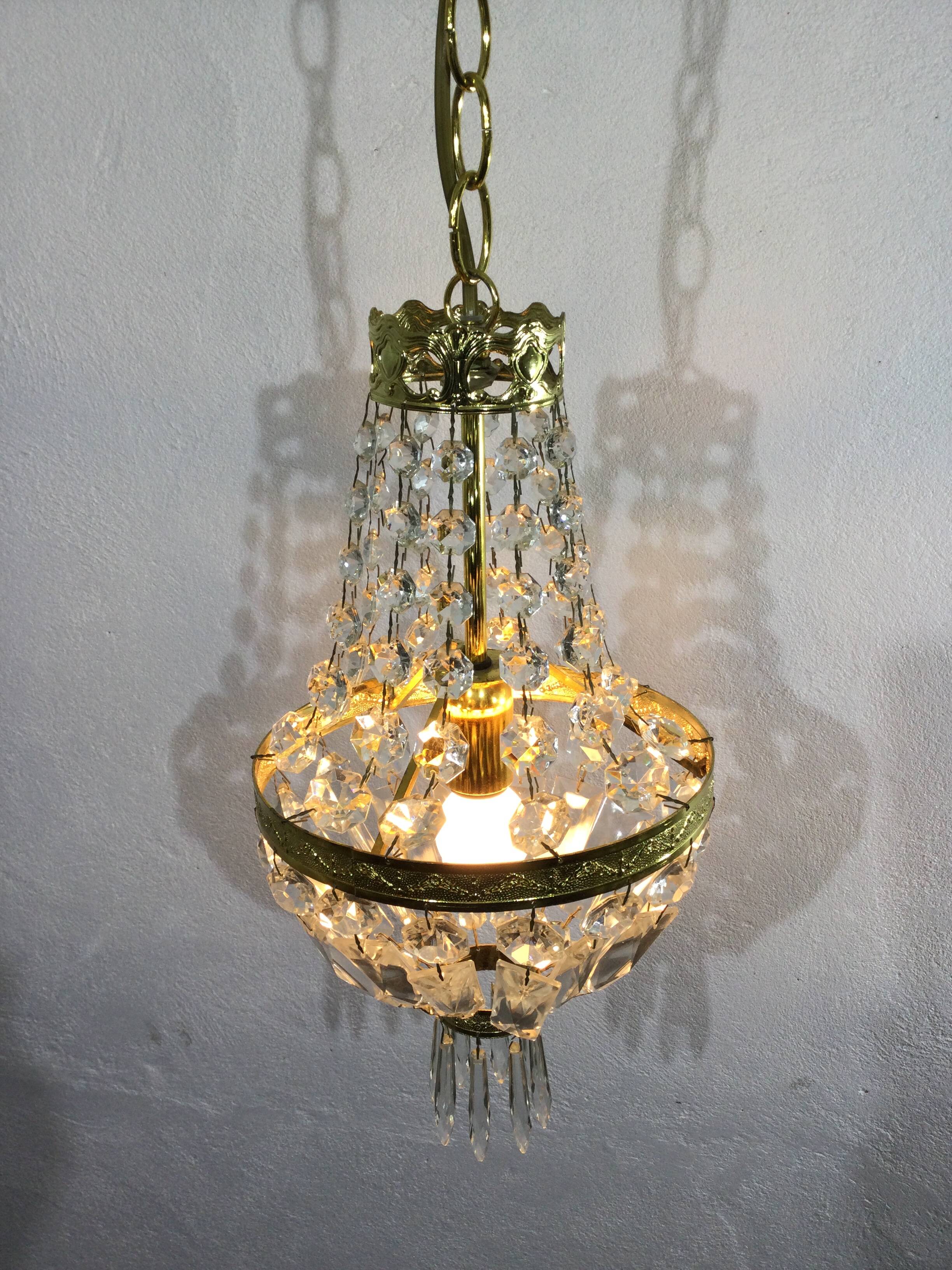 1 Light Hot Air Balloon Chandelier