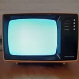 Yellow minivox vintage tv