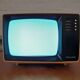 Télévision vintage minivox jaune