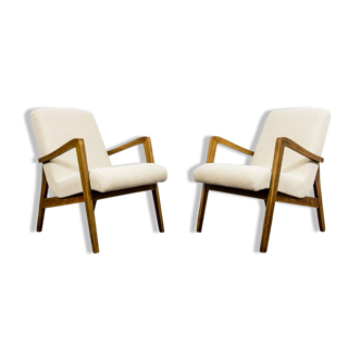 Pair of vintage armchairs, Poland 1960s