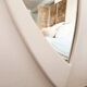 Very large, deconstructed Space Age wooden wall mirror XXL. France, 1970s