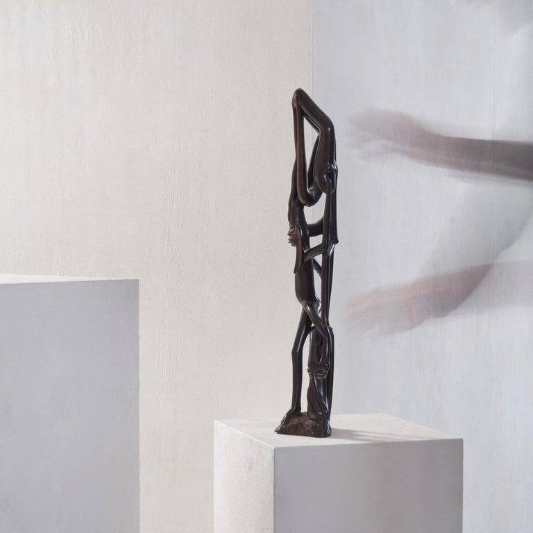 Modernist anthropomorphic sculpture Makonde 1950