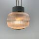 1960's Glass & Metal Pendant, Czechoslovakia