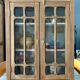 Small Parisian display case in raw wood