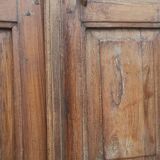 Large old wooden wardrobe