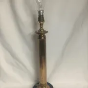 Lamp base in brass and marble - 1970s/1980s