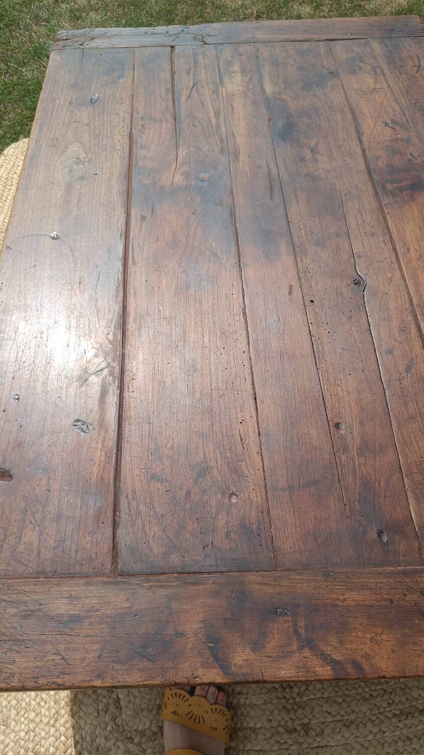 Antique farmhouse coffee table