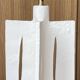 French contemporary ceramic lamp, "L 04" by Renzo Maar