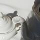 White Porcelain tea service with Louis XV reliefs WALBRZYCH