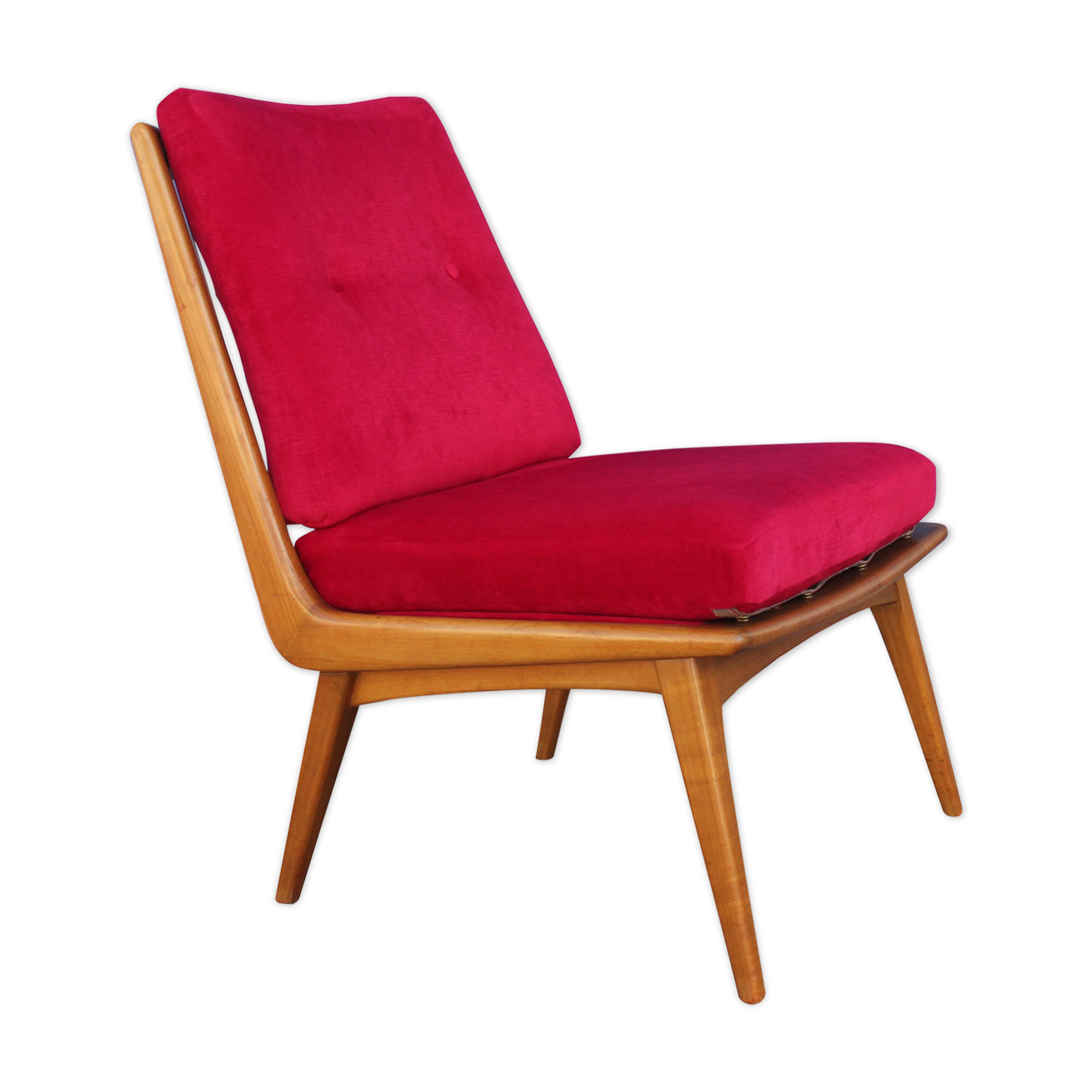 Armchair by Hans Mitzlaff for Eugen Schmidt Soloform, German 1950