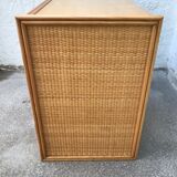 Rattan chest of drawers