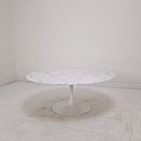 Early Carrara Marble Coffee Table by Eero Saarinen for Knoll International