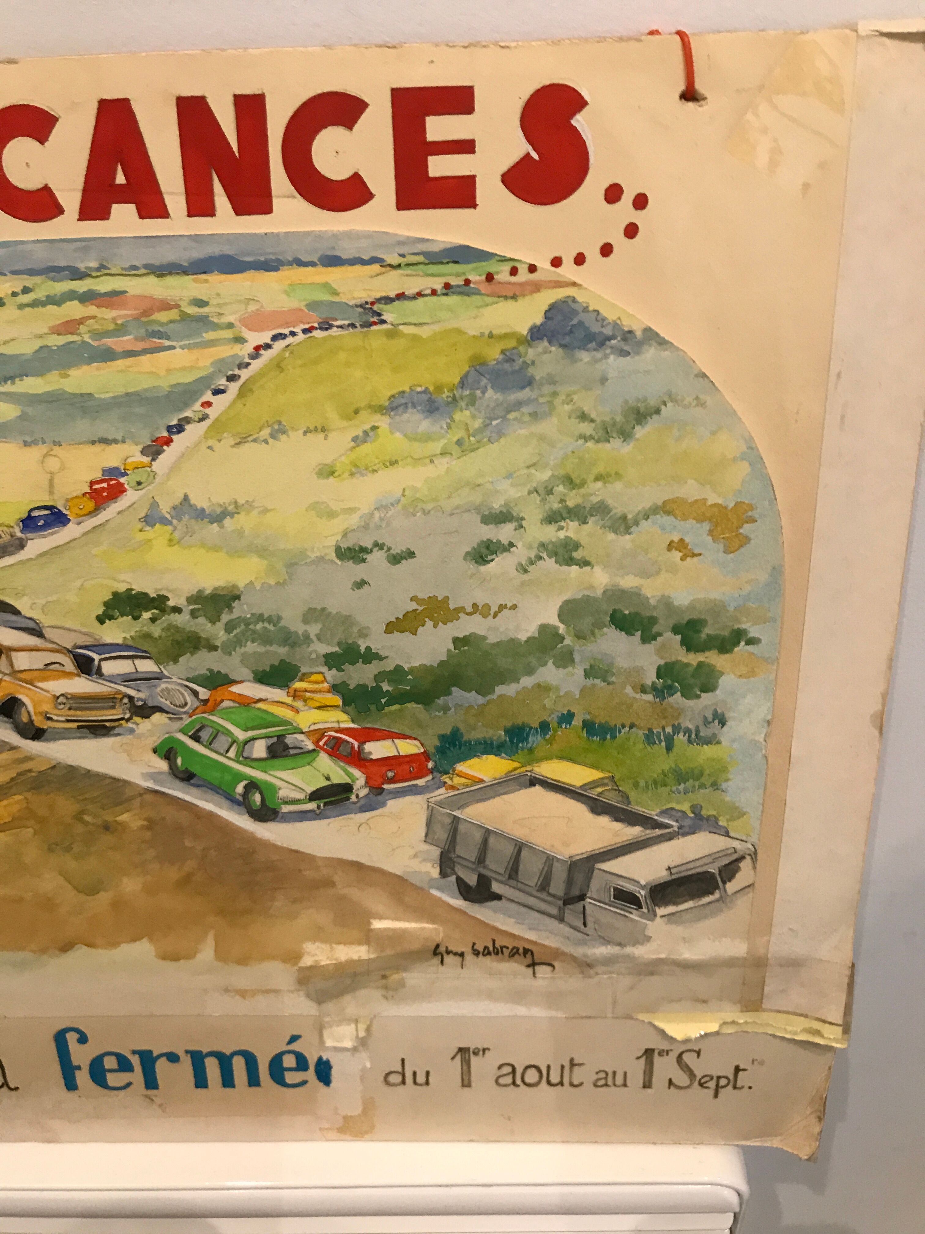 Original illustration Guy Sabran Holidays