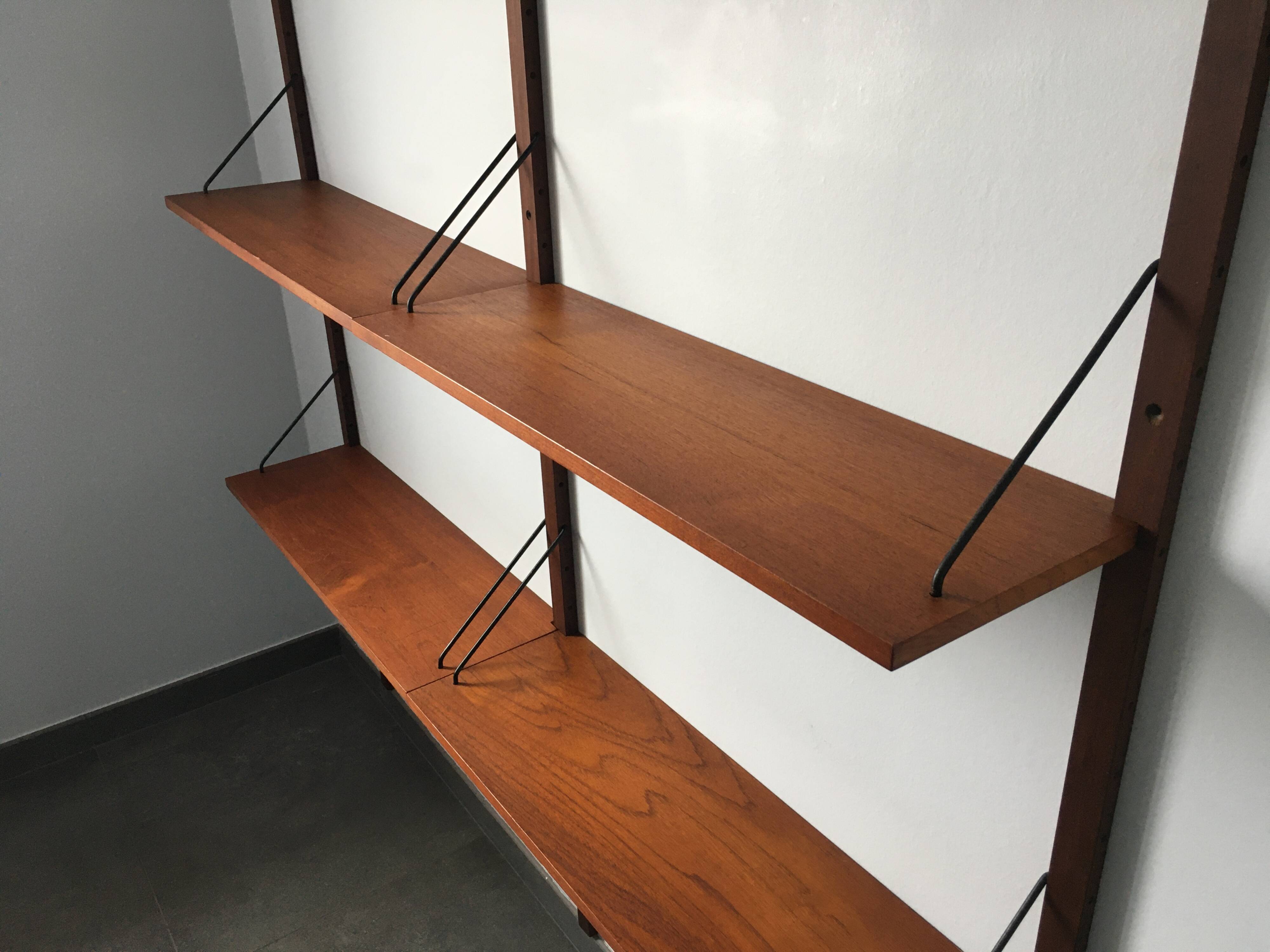 Scandinavian wall shelves from the 60s