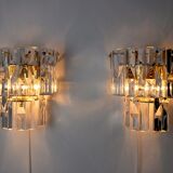 Pair of Kinkeldey wall light Germany 1970