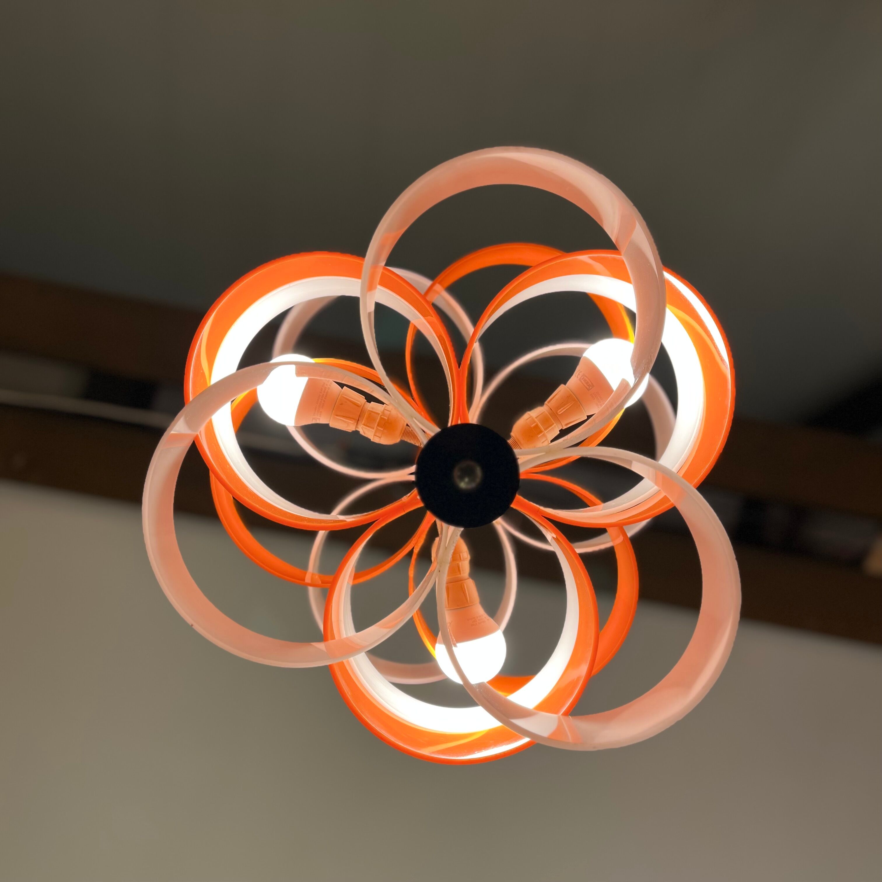 Plexiglass ceiling lamp